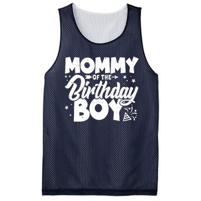 Cute Mommy Of The Birthday Boy  Mesh Reversible Basketball Jersey Tank