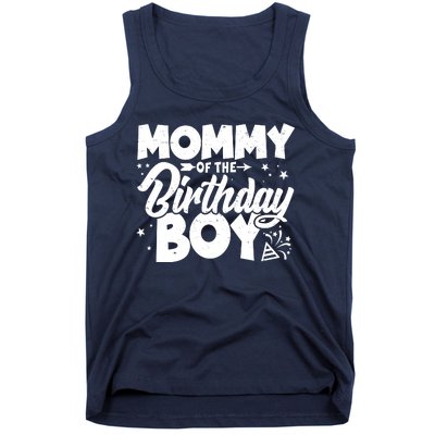 Cute Mommy Of The Birthday Boy  Tank Top