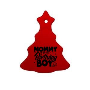 Cute Mommy Of The Birthday Boy  Ceramic Tree Ornament