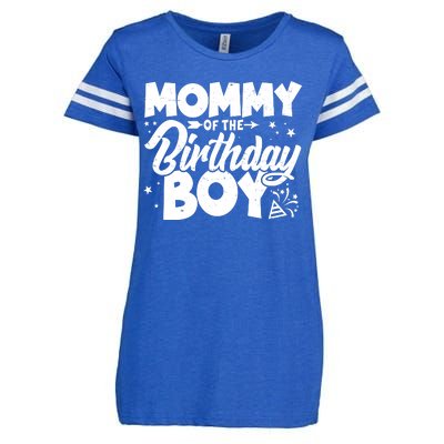 Cute Mommy Of The Birthday Boy  Enza Ladies Jersey Football T-Shirt