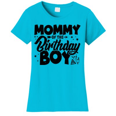 Cute Mommy Of The Birthday Boy  Women's T-Shirt