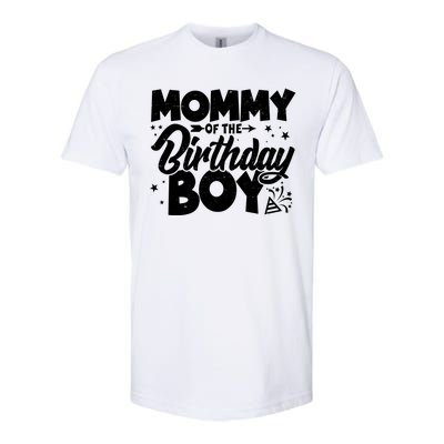 Cute Mommy Of The Birthday Boy  Softstyle® CVC T-Shirt