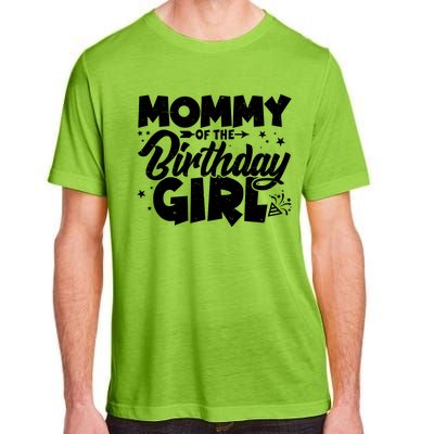 Cute Mommy Of The Birthday Girl Adult ChromaSoft Performance T-Shirt