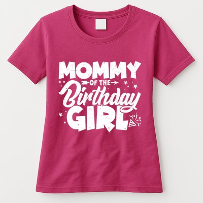 Cute Mommy Of The Birthday Girl Womens T-Shirt