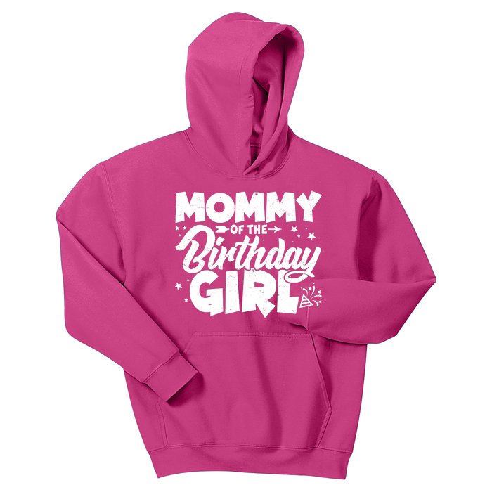 Cute Mommy Of The Birthday Girl Kids Hoodie