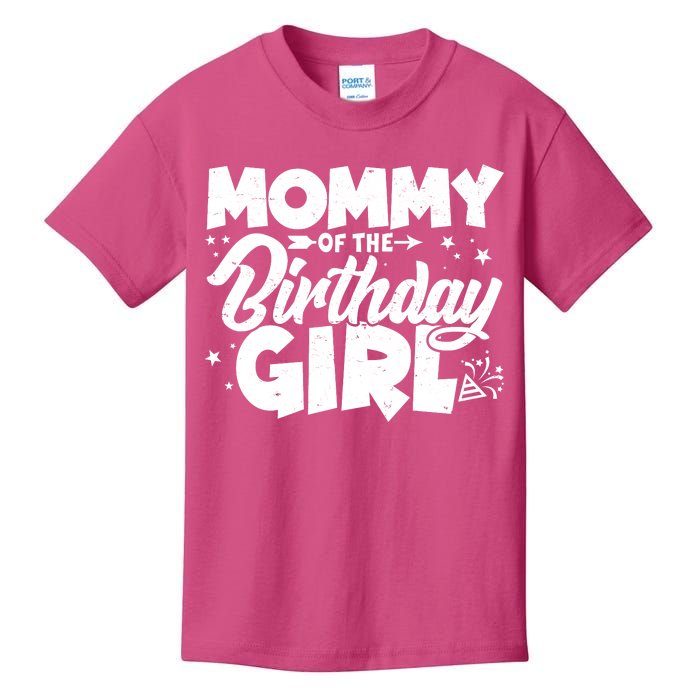 Cute Mommy Of The Birthday Girl Kids T-Shirt