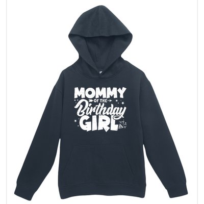 Cute Mommy Of The Birthday Girl Urban Pullover Hoodie