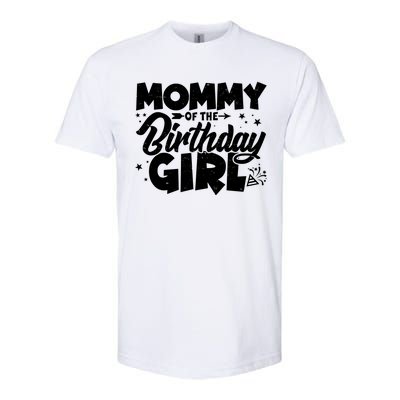 Cute Mommy Of The Birthday Girl Softstyle® CVC T-Shirt