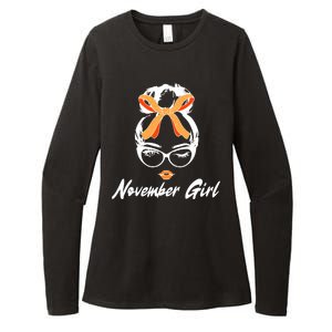 Cute November Girl Birthday Womens CVC Long Sleeve Shirt