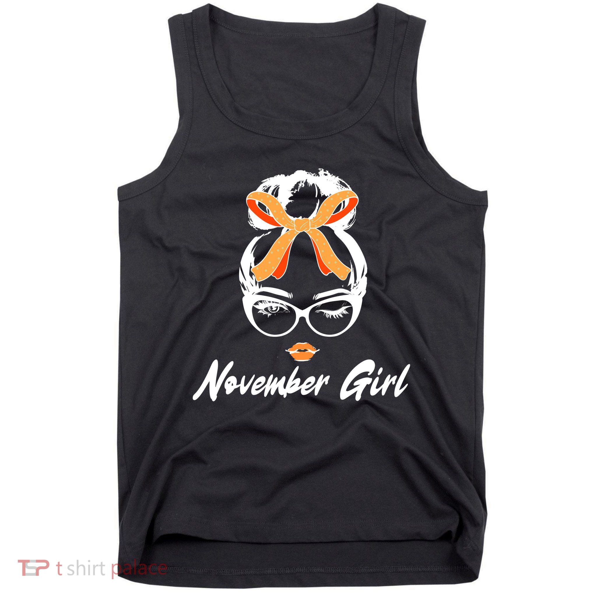 Cute November Girl Birthday Tank Top