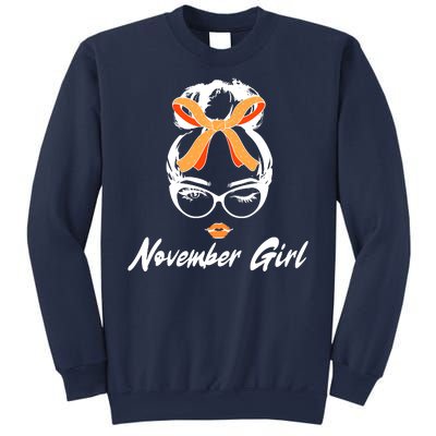 Cute November Girl Birthday Sweatshirt