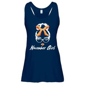 Cute November Girl Birthday Ladies Essential Flowy Tank