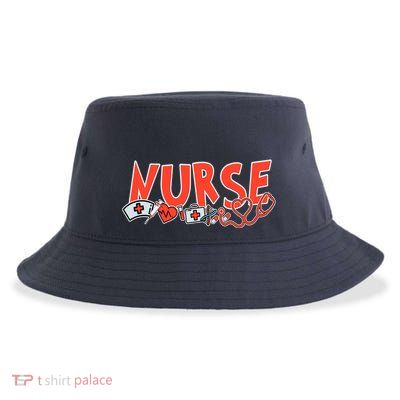 Cute Nurse Day Sustainable Bucket Hat