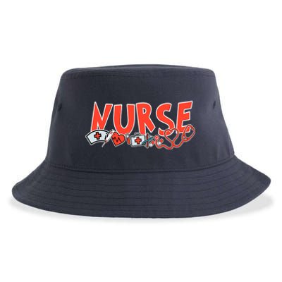 Cute Nurse Day Sustainable Bucket Hat