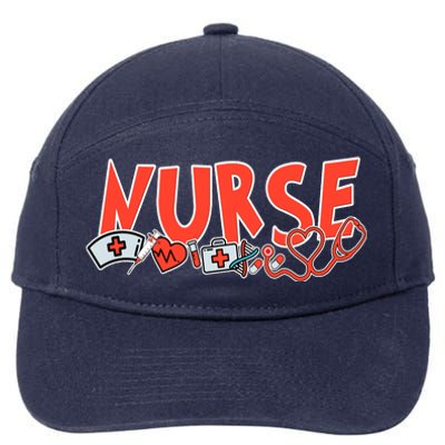 Cute Nurse Day 7-Panel Snapback Hat