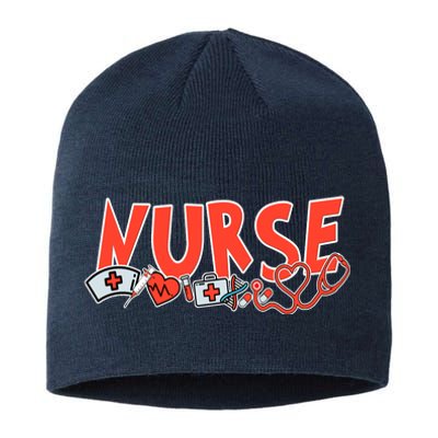 Cute Nurse Day Sustainable Beanie