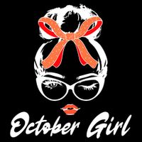 Cute October Girl Birthday Bucket Hat