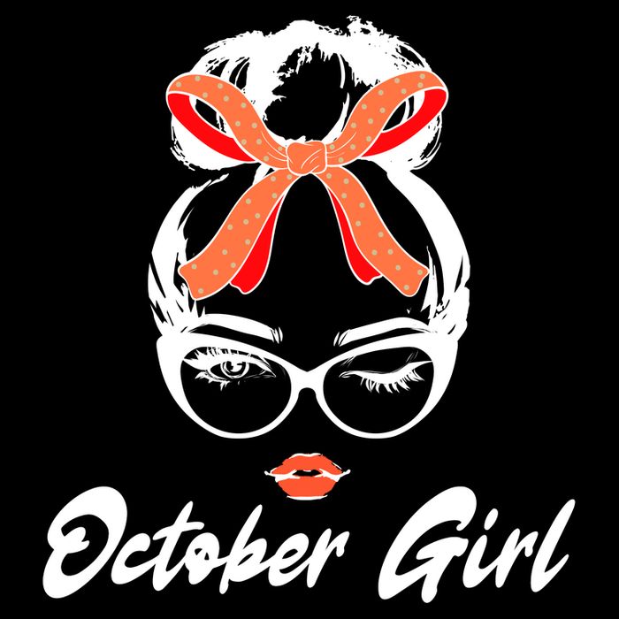 Cute October Girl Birthday Bucket Hat