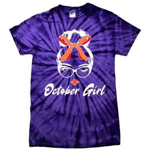 Cute October Girl Birthday Tie-Dye T-Shirt