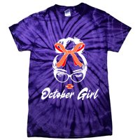 Cute October Girl Birthday Tie-Dye T-Shirt