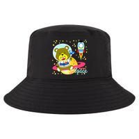 Cute Outer Space Bear Astronaut Cool Comfort Performance Bucket Hat