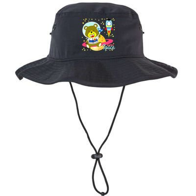 Cute Outer Space Bear Astronaut Bucket Hat