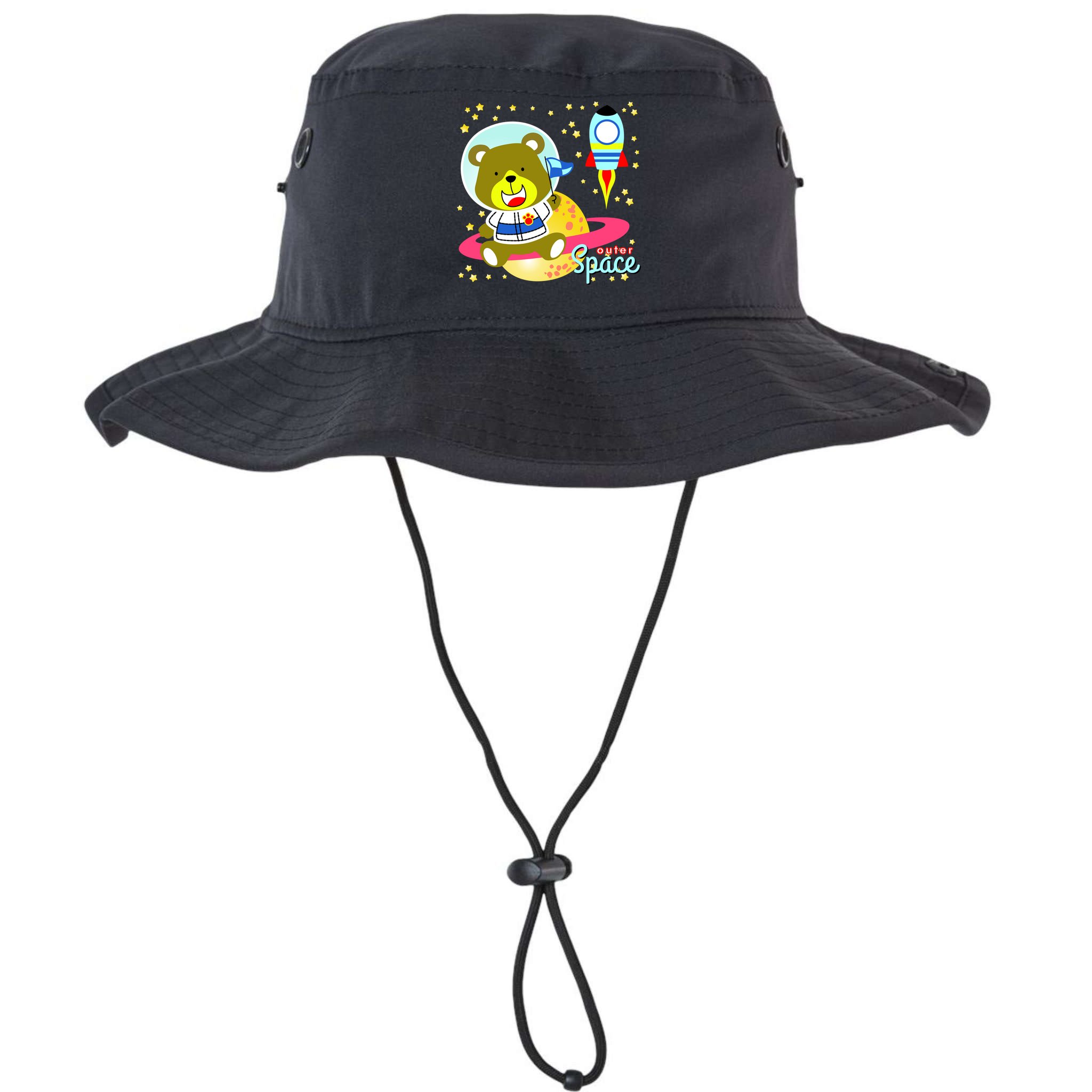 Cute Outer Space Bear Astronaut Bucket Hat