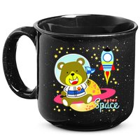 Cute Outer Space Bear Astronaut 15oz Campfire Ceramic Mug