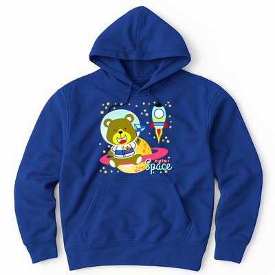 Cute Outer Space Bear Astronaut Hoodie