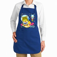 Cute Outer Space Bear Astronaut Apron