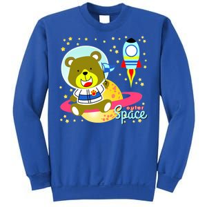 Cute Outer Space Bear Astronaut Sweatshirt