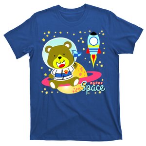 Cute Outer Space Bear Astronaut T-Shirt