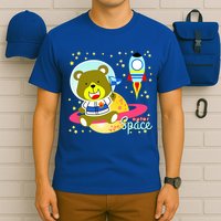 Cute Outer Space Bear Astronaut T-Shirt