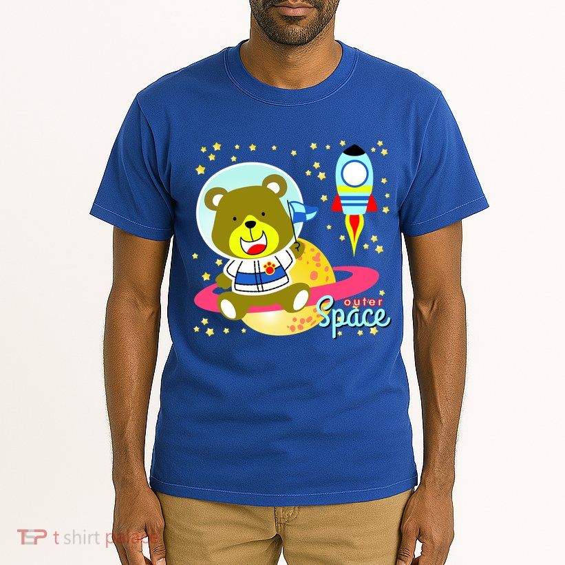 Cute Outer Space Bear Astronaut Tall T-Shirt