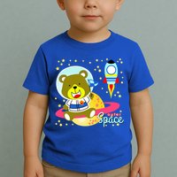 Cute Outer Space Bear Astronaut Toddler T-Shirt