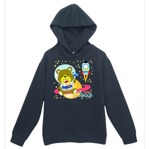 Cute Outer Space Bear Astronaut Urban Pullover Hoodie