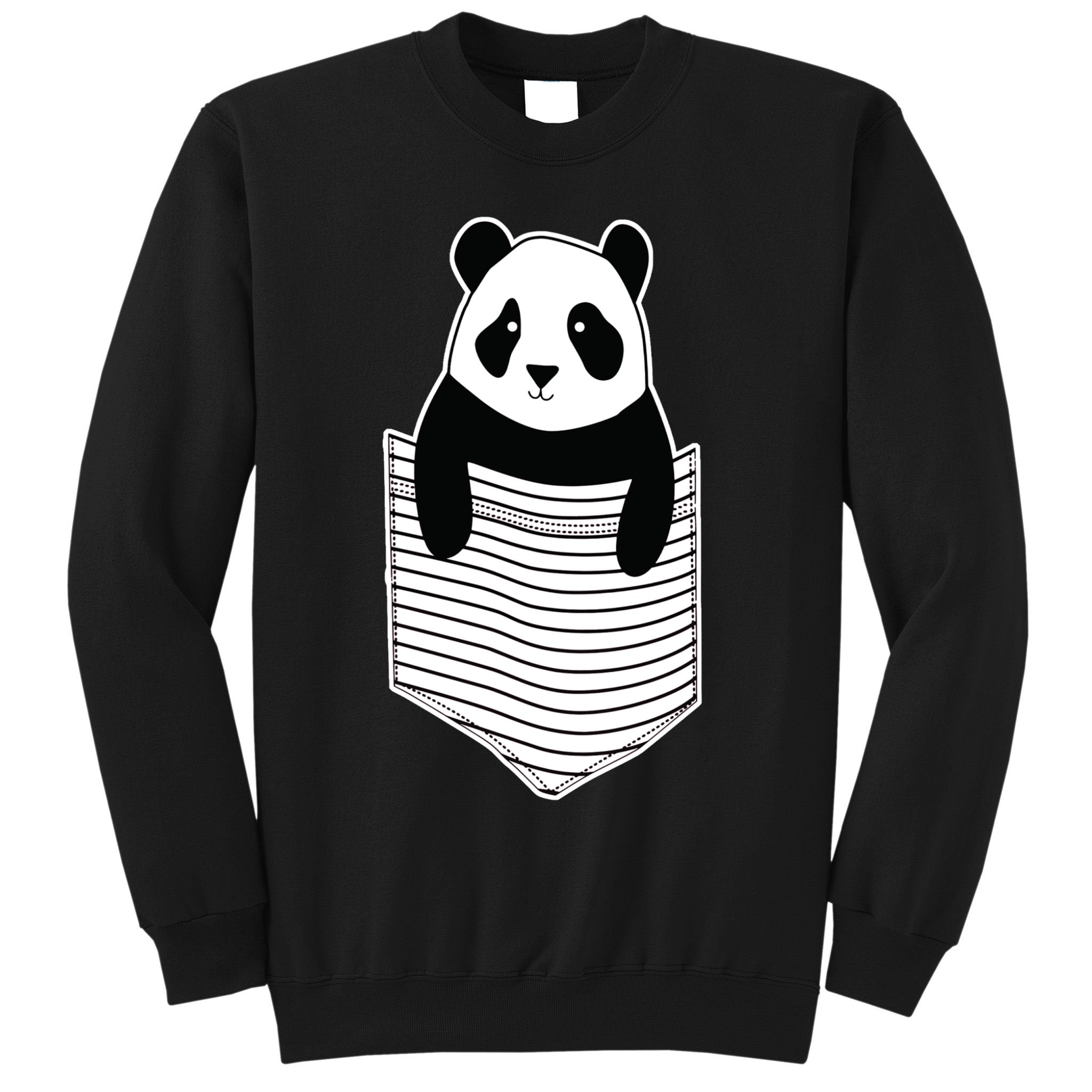 Cute Panda Pocket Sweatshirt