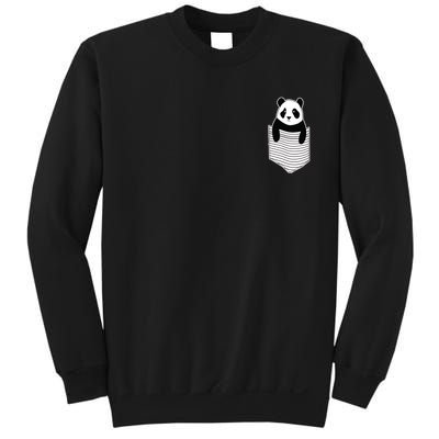 Cute Panda Pocket Sweatshirt