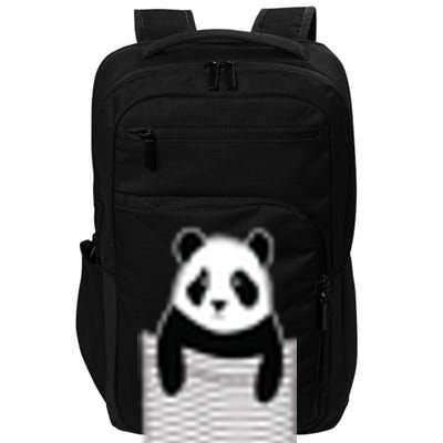 Cute Panda Pocket Impact Tech Backpack