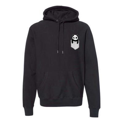 Cute Panda Pocket Premium Hoodie