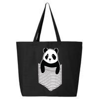 Cute Panda Pocket 25L Jumbo Tote