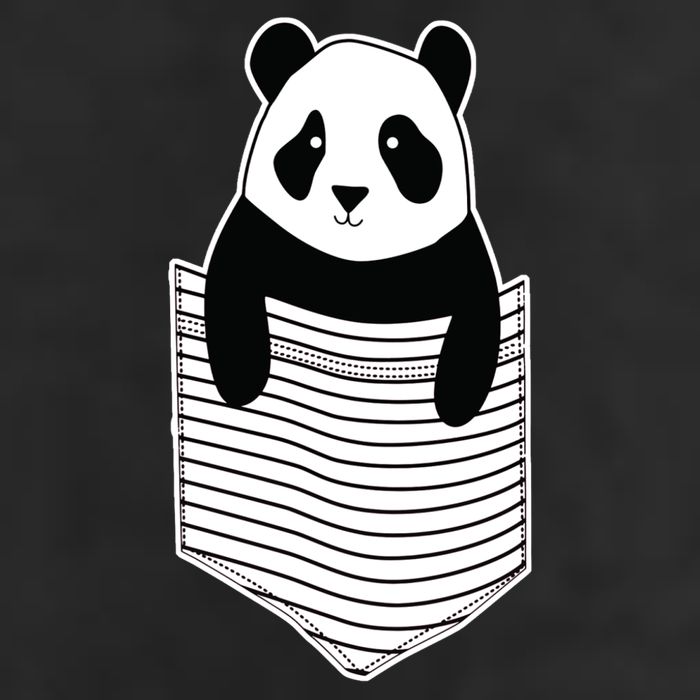 Cute Panda Pocket 25L Jumbo Tote