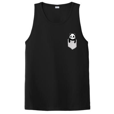 Cute Panda Pocket PosiCharge Competitor Tank