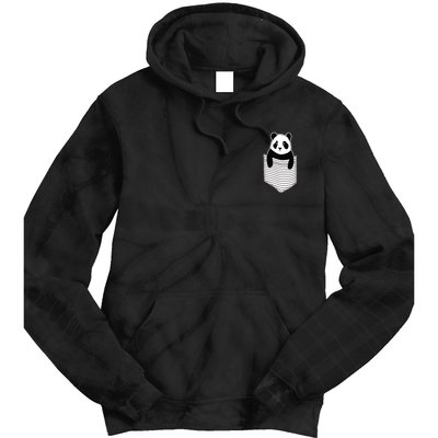 Cute Panda Pocket Tie Dye Hoodie