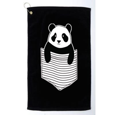 Cute Panda Pocket Golf Towel