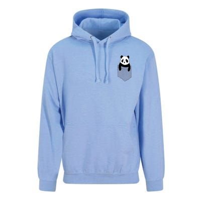 Cute Panda Pocket Unisex Surf Hoodie