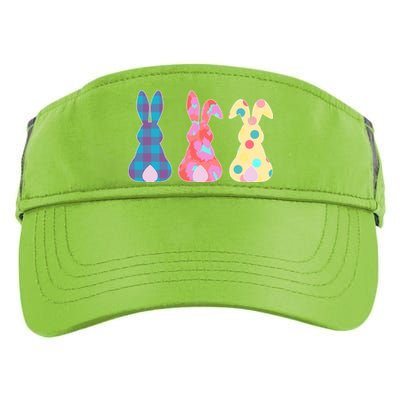 Cute Patterns Easter Bunnies Adult Drive Performance Visor