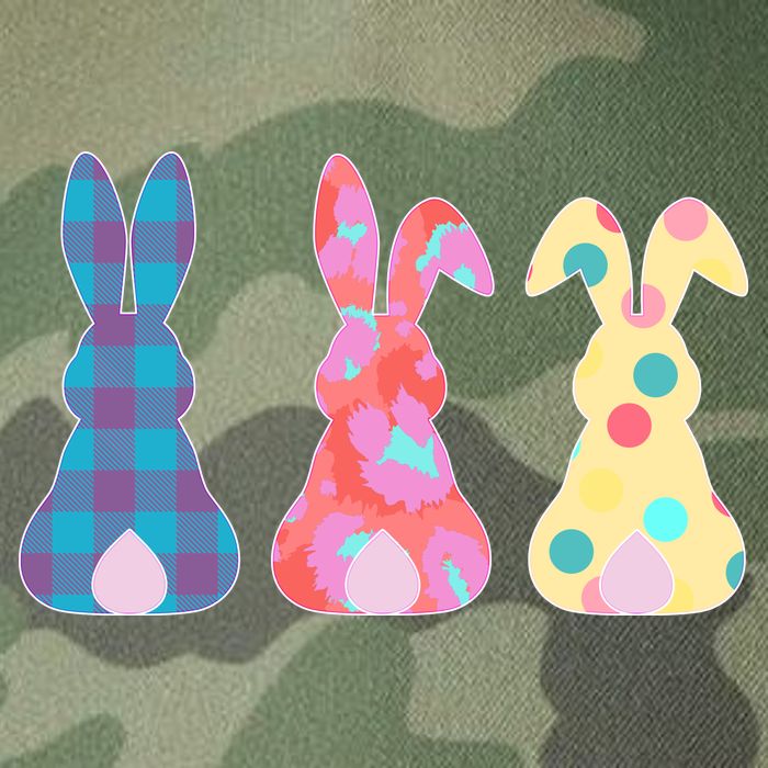 Cute Patterns Easter Bunnies Legacy Tie Dye Trucker Hat