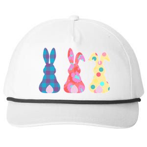 Cute Patterns Easter Bunnies Snapback Five-Panel Rope Hat