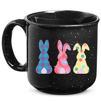 Cute Patterns Easter Bunnies 15oz Campfire Ceramic Mug
